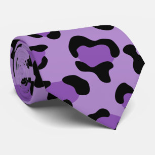 Leopard Print, luipspuiten, Paarse luipaard Stropdas