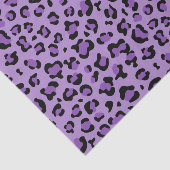 Leopard Print, luipspuiten, Paarse luipaard Tissuepapier (Detail)