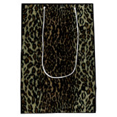 Leopard Print Medium Gift Bag Medium Cadeauzakje (Achterkant)