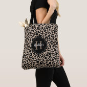 Leopard Print Monogram Canvas tas (Dichtbij)