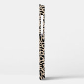 Leopard Print Monogram Case-Mate iPhone Case (Achterkant / Links)