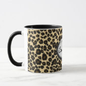 Leopard Print Monogram Mok (Links)