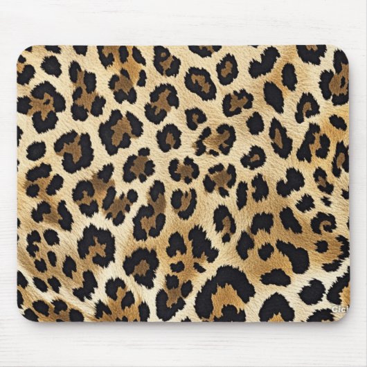 Leopard Print Muismat (Voorkant)