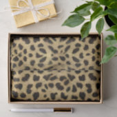 Leopard Print Natural Tissuepapier (Geschenk)