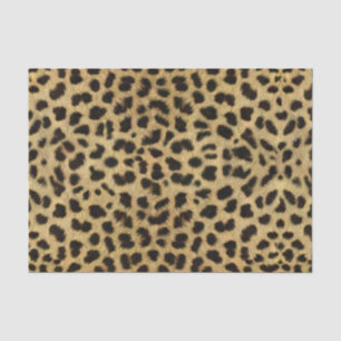 Leopard Print Natural Tissuepapier