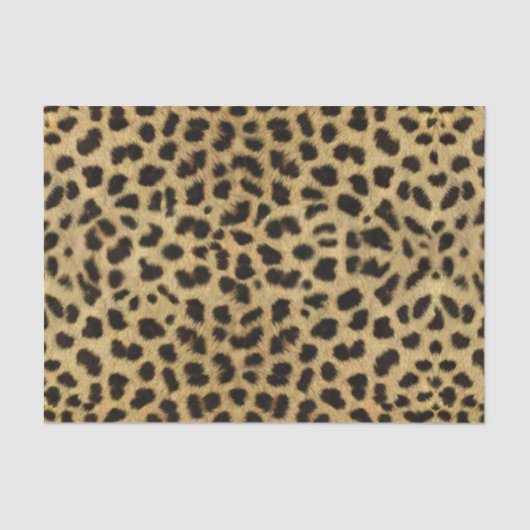 Leopard Print Natural Tissuepapier (Voorkant)