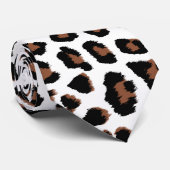 Leopard Print Nieuw Stropdas (Opgerold)