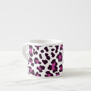 Leopard Print Paars Espresso Kop