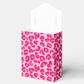 Leopard Print, Pastel Pink, Hot Pink en Fuchsia Bedankdoosjes (Geopend)