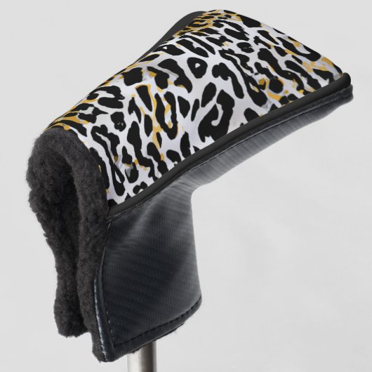 Leopard Print Patroon Golfheadcover (3/4 voorkant)