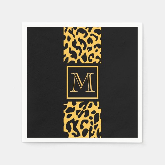 Leopard Print Patroon Servet (Voorkant)