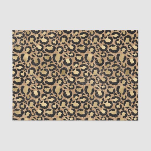 Leopard Print Patroon Tissuepapier (Voorkant)