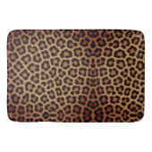 Leopard Print Pattern Badmat (Voorkant)