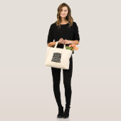 Leopard Print Pattern, Black and Grey. Mini Tote Bag (Voorkant (model))