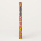 Leopard Print Pattern Oerwoud geel roze Case-Mate iPhone Case (Achterkant/links)