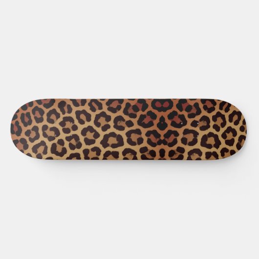 Leopard Print Pattern Skateboard (Horizontaal)