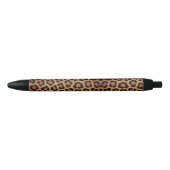 Leopard Print Pattern Zwarte Inkt Pen (Voorkant)