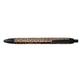 Leopard Print Pattern Zwarte Inkt Pen (Achterkant)