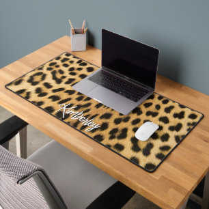 Leopard Print Persoonlijk Bureaumat