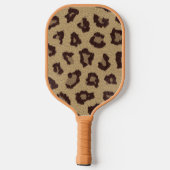 Leopard Print Pickleball Paddle (Achterkant)
