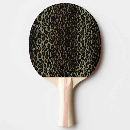 Leopard Print Ping Pong Paddle Tafeltennisbatje (Voorkant)