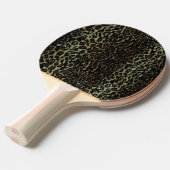 Leopard Print Ping Pong Paddle Tafeltennisbatje (Voorkant Gekanteld)