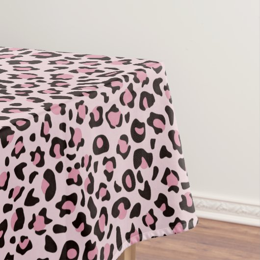 Leopard Print Pink Tafelkleed (Voorbeeld)