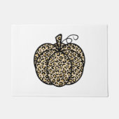 Leopard Print Pumpkin Deurmat (Voorkant)
