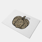 Leopard Print Pumpkin Deurmat (Schuin)
