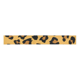 Leopard Print Ribbon Grosgrain Lint