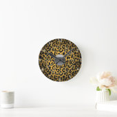 Leopard Print Ronde Klok (Huis)