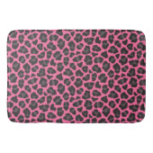 Leopard Print roze grijs Badmat (Voorkant)