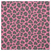 Leopard Print roze grijs Stof (Swatch)