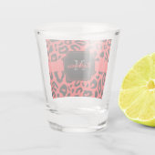 Leopard Print Shot Glas (Achterkant)