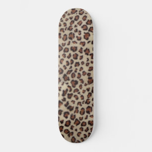 Leopard Print Skateboard