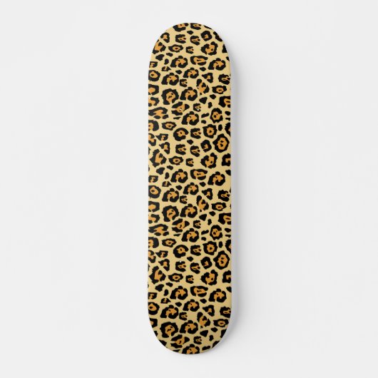Leopard Print Skateboard (Voorkant)