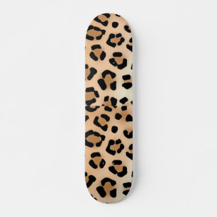 Leopard Print Skateboard