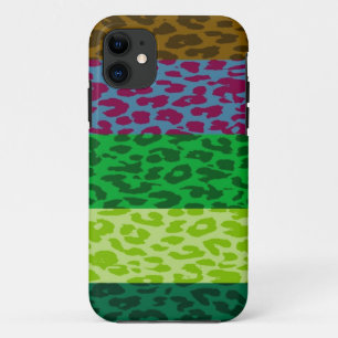 Leopard Print Skin Stripe Patroon 4 iPhone 11 Hoesje
