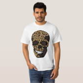 Leopard Print Skull Tshirt Design (Voorkant volledig)