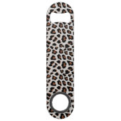 Leopard Print Speed Flessenopener (Achterkant)