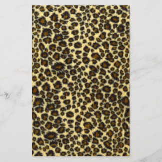 Leopard Print Stationery Briefpapier