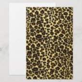 Leopard Print Stationery Briefpapier (Voorkant / Achterkant)