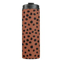 Leopard Print Stippen Rust Terracotta Cheetah Spot