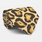 Leopard print stropdas (Opgerold)