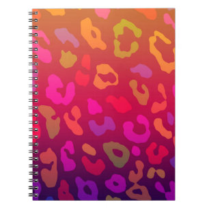 Leopard Print Summer Ombre Notitieboek