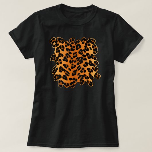 Leopard Print T-shirt (Design voorkant)