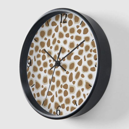 Leopard Print - Taupe Tan en White (Hoek)