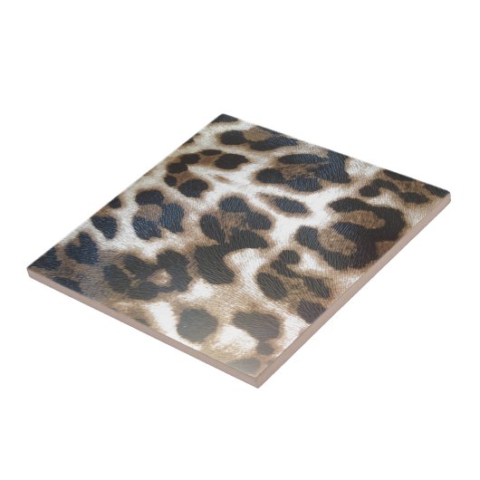 Leopard Print Tegeltje (Zijkant)