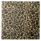 Leopard Print Tegeltje (Voorkant)