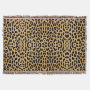 Leopard Print Throw Blanket Deken